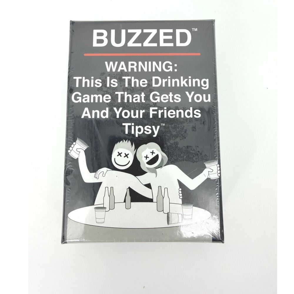 Buzzed The Drinking Game That Gets You And Your Friends Tipsy Adult Card Game